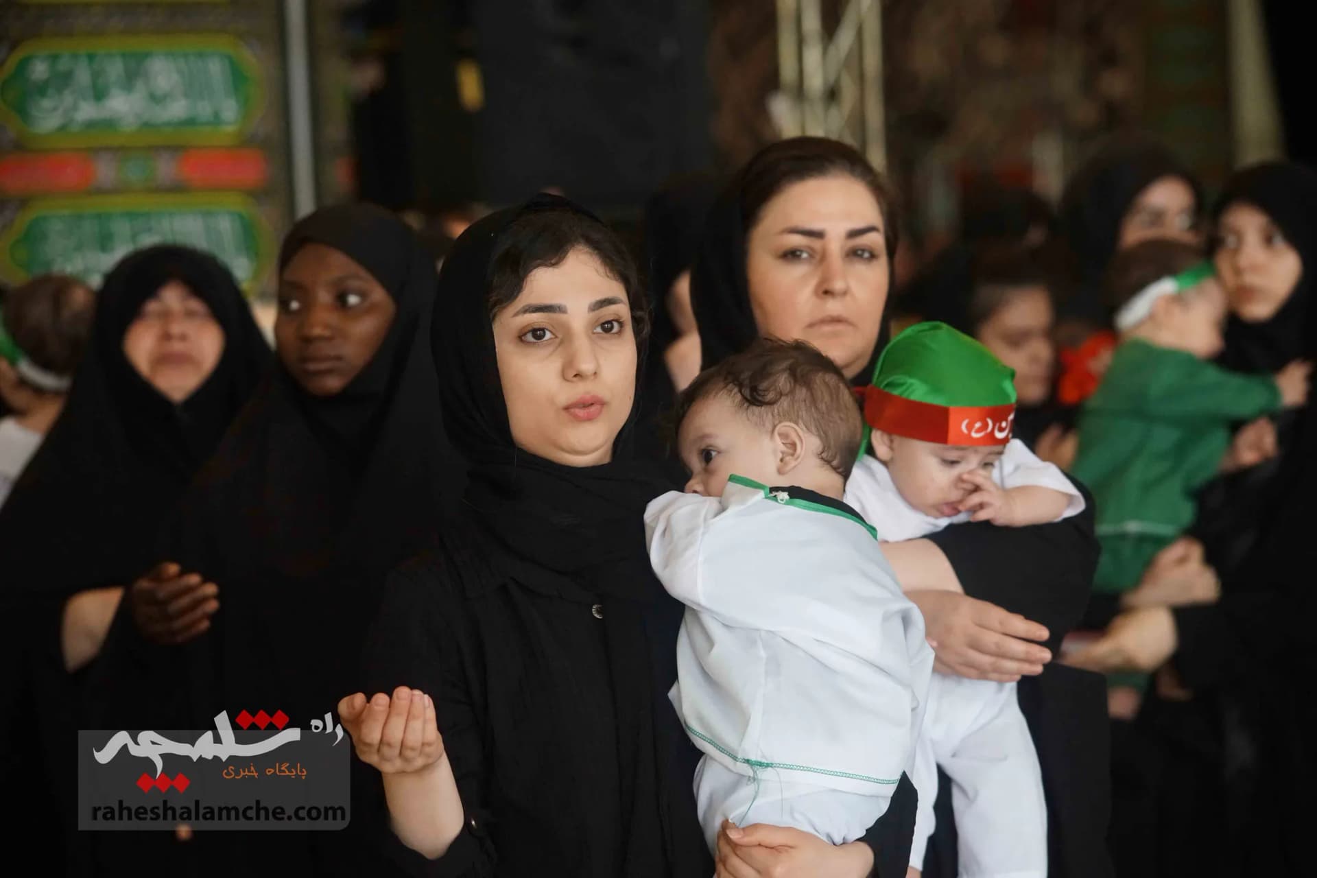 اجتماع بزرگ شیرخوارگان حسینی به یاد کودکان غزه + تصاویر — تصویر 56