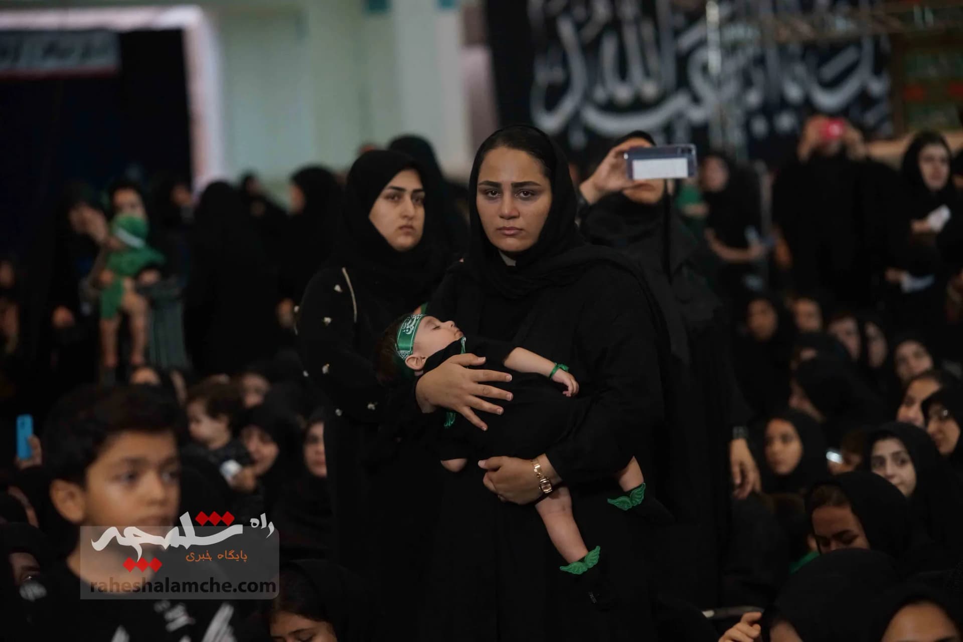 اجتماع بزرگ شیرخوارگان حسینی به یاد کودکان غزه + تصاویر — تصویر 8