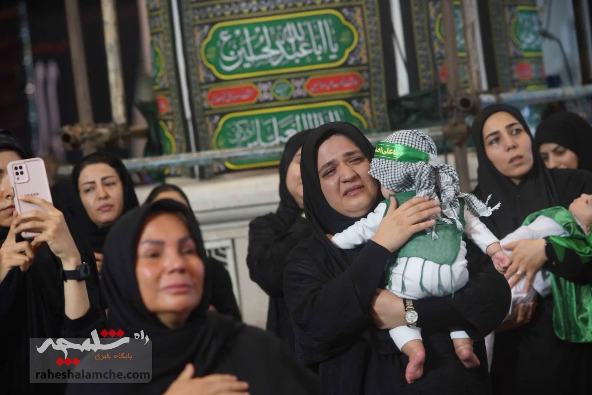 اجتماع بزرگ شیرخوارگان حسینی به یاد کودکان غزه + تصاویر — تصویر 41