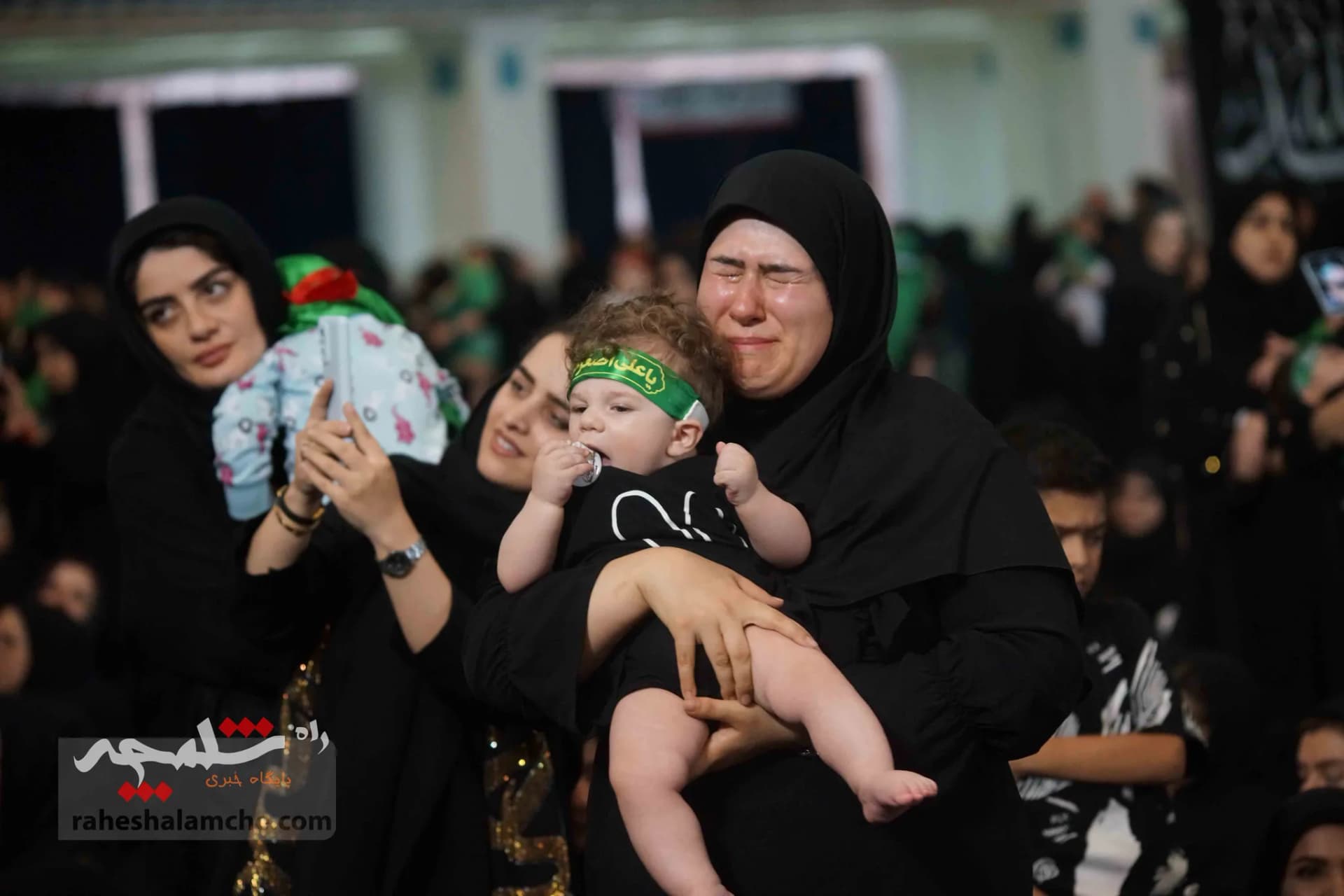 اجتماع بزرگ شیرخوارگان حسینی به یاد کودکان غزه + تصاویر — تصویر 7