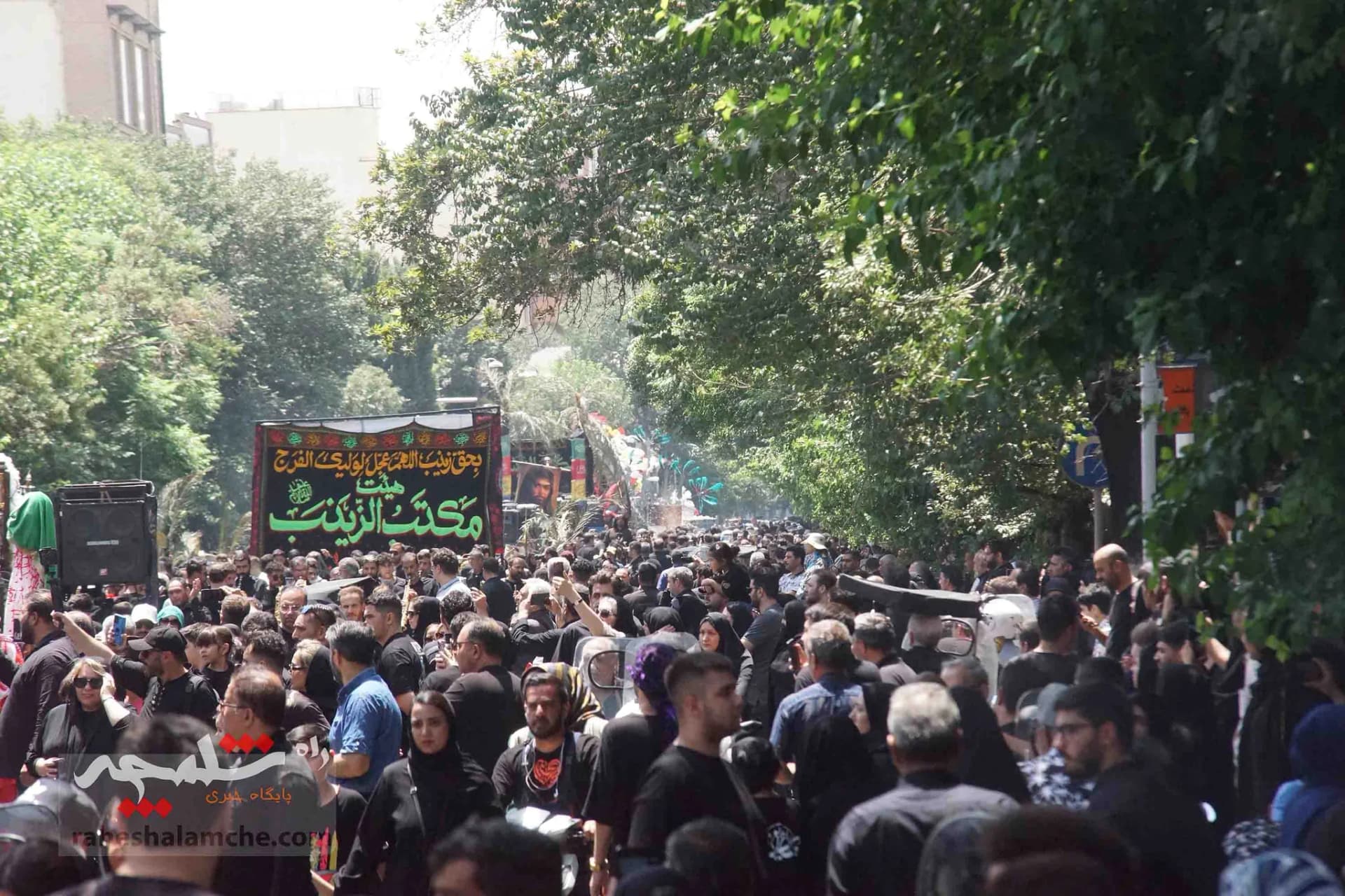 عزاداری خاص در تهران +تصاویر — تصویر 33