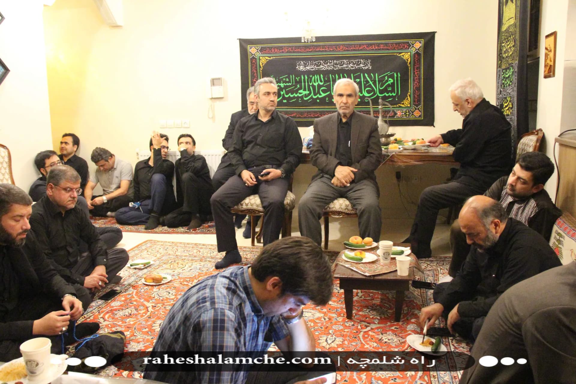 مراسم عزای هفتم سیدالشهدا(ع) هیئت قمر بنی‌هاشم(ع) در محله ظهیرالاسلام تهران/ تصاویر — تصویر 11