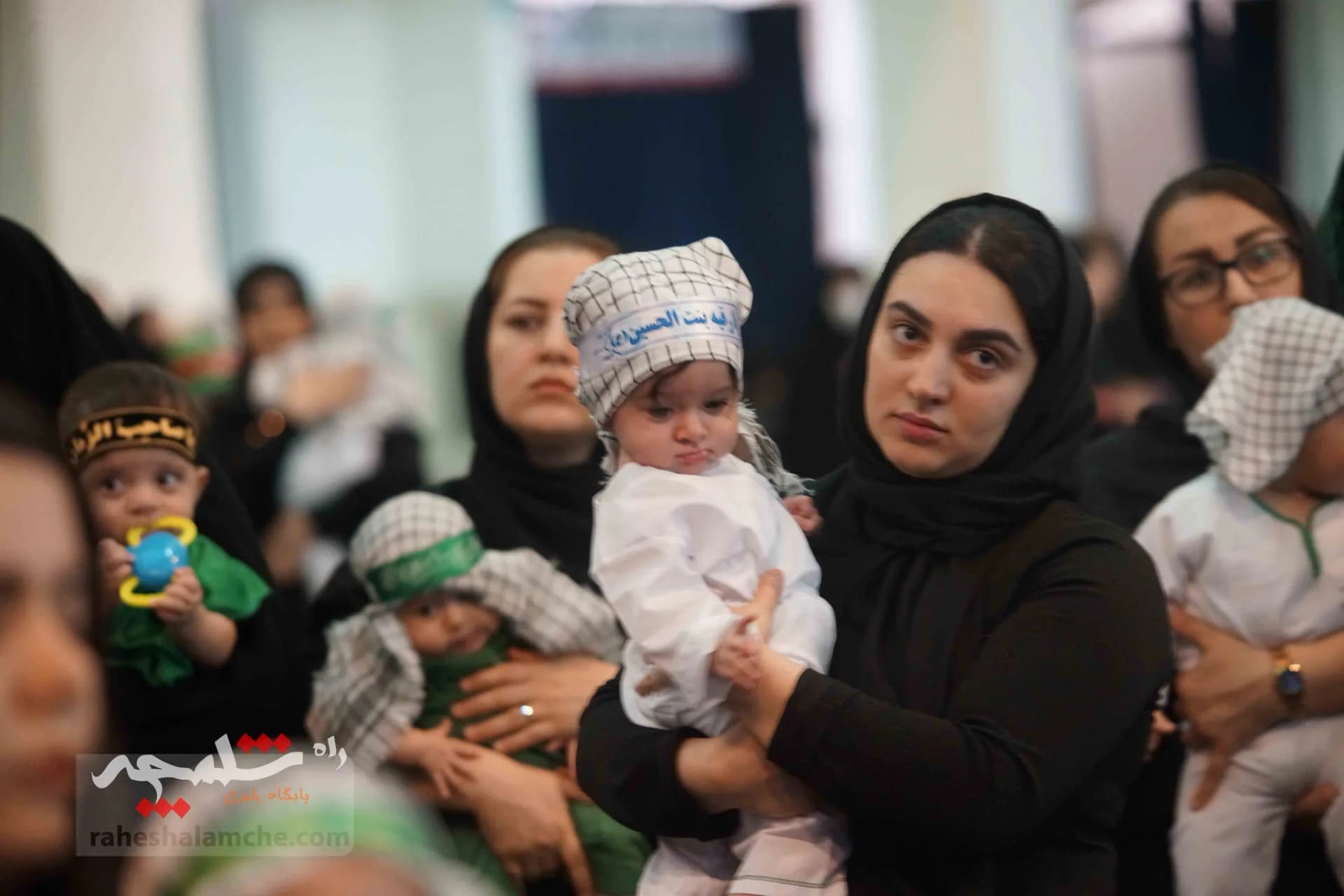 اجتماع بزرگ شیرخوارگان حسینی به یاد کودکان غزه + تصاویر — تصویر 10