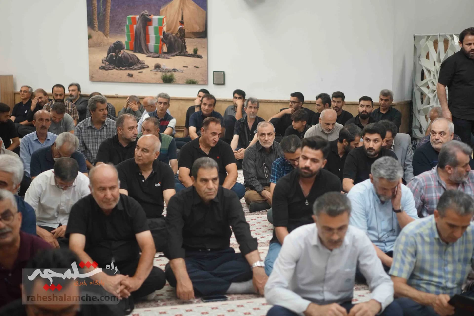 برگزاری مراسم ترحیم زندهیاد «حسین کنفی» در حوزه هنری +تصاویر — تصویر 43