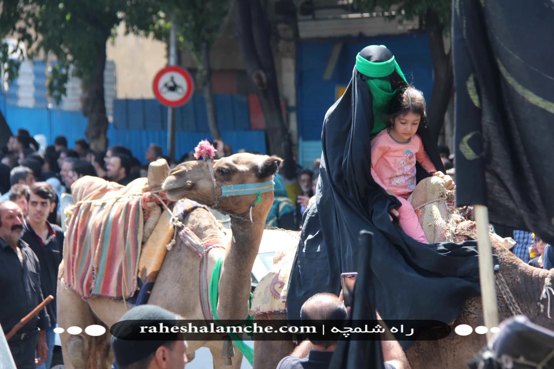 بزرگ ترین کاروان علامت کشی و دسته عزاداری بنیاسد در تهران/ تصاویر — تصویر 53