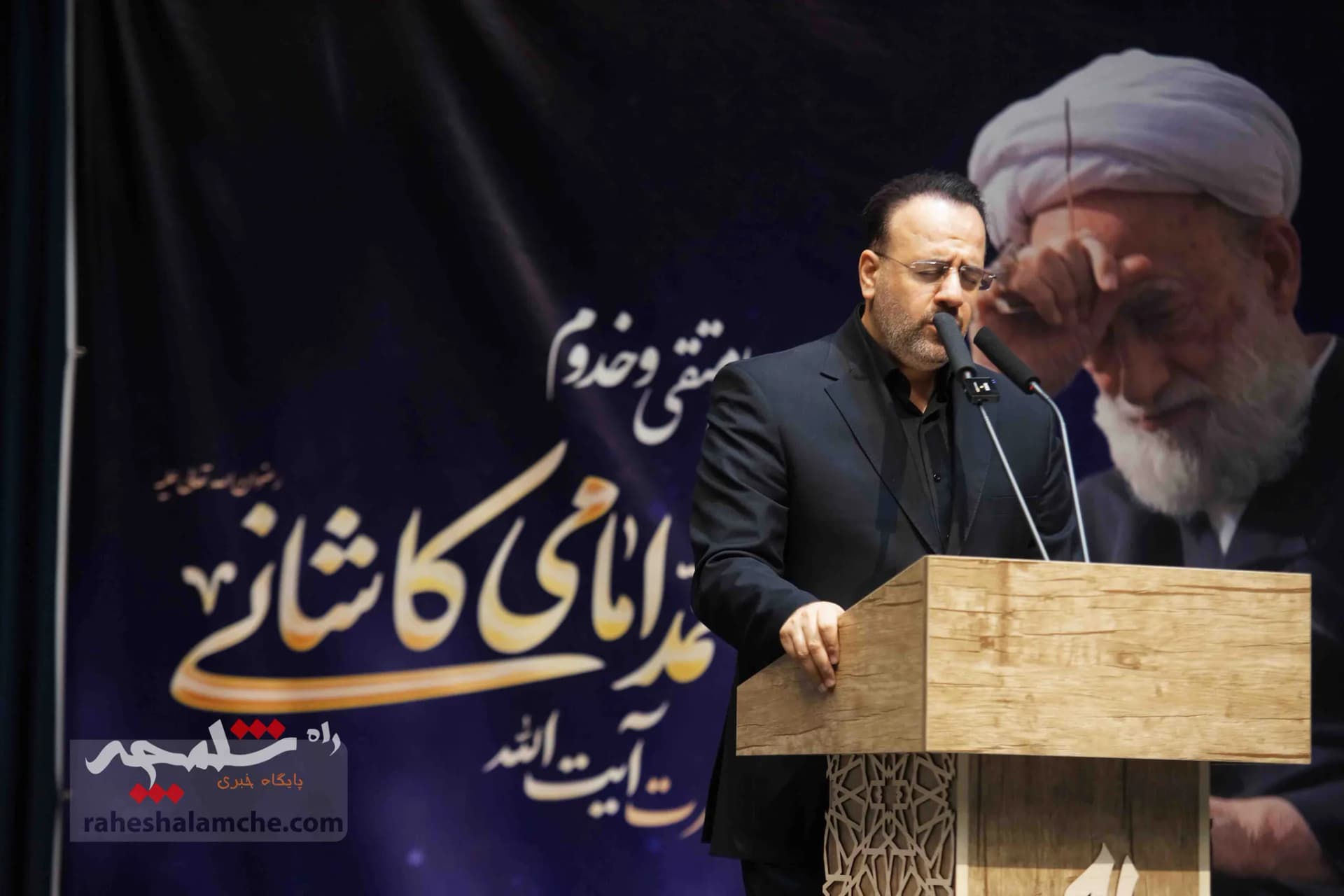 از مهدی هاشمی تا علی لاریجانی در مراسم چهلم آیتالله امامی کاشانی +تصاویر — تصویر 3