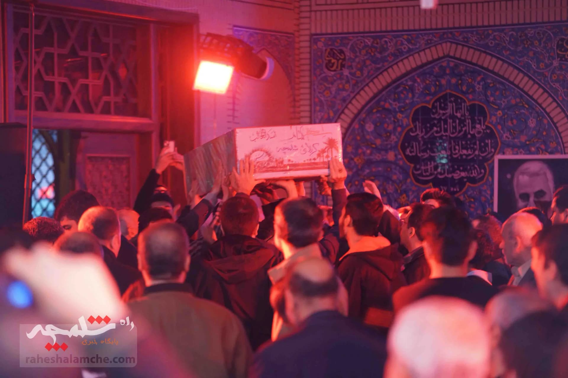 حضور شهید گمنام در یادواره شهدای مسجد پنبهچی تهران +تصاویر — تصویر 34