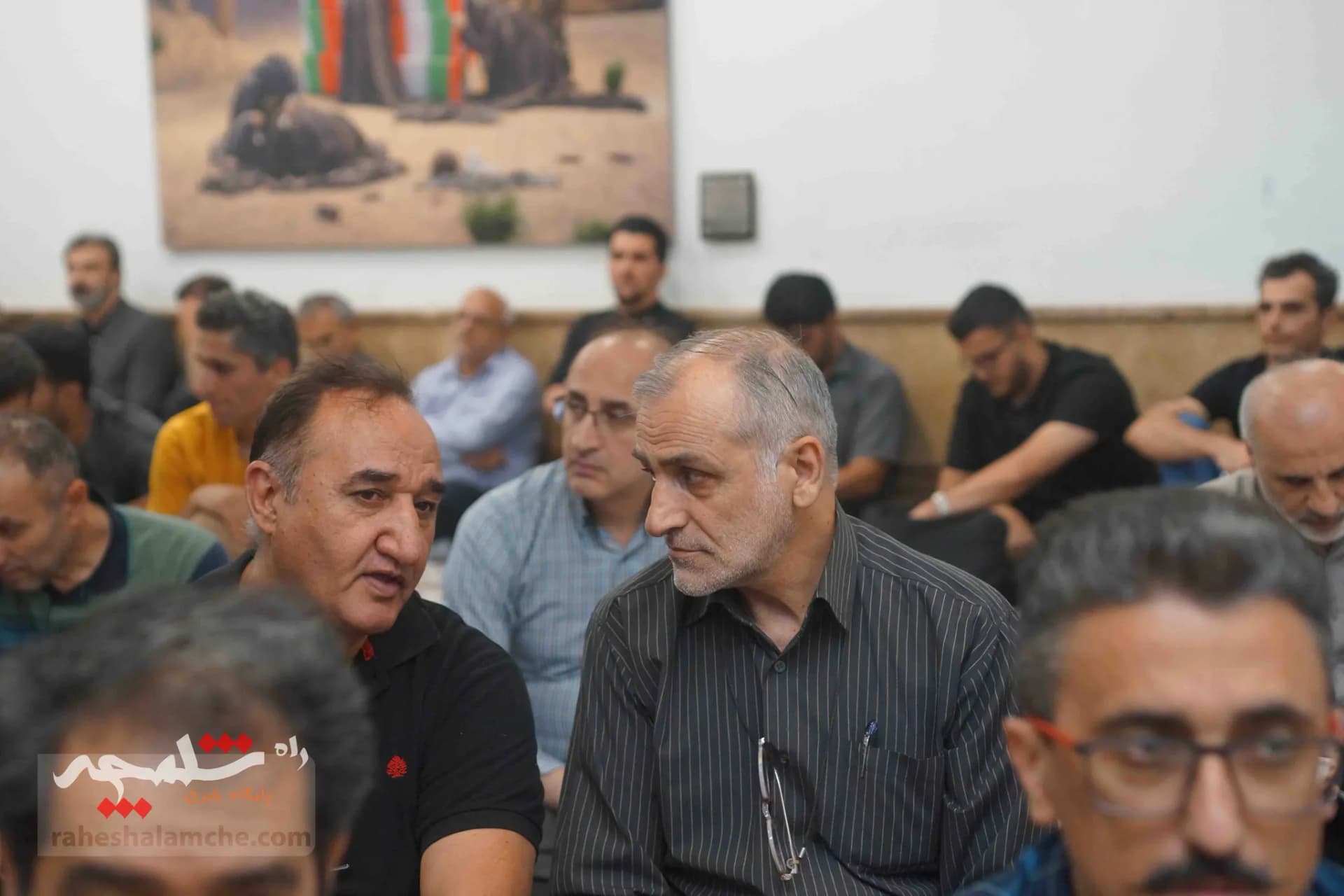 برگزاری مراسم ترحیم زندهیاد «حسین کنفی» در حوزه هنری +تصاویر — تصویر 24
