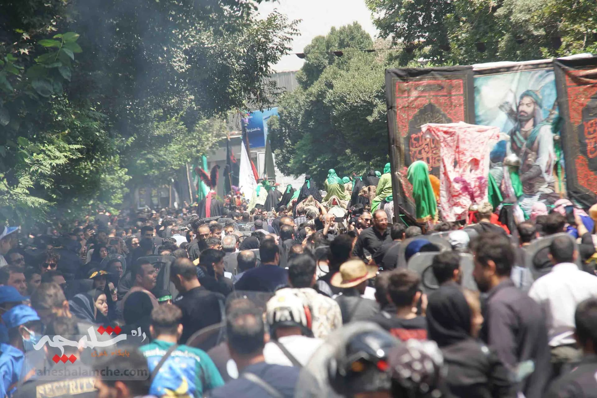 عزاداری خاص در تهران +تصاویر — تصویر 35