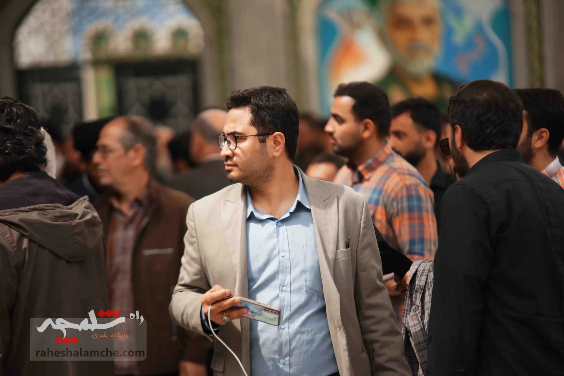 مراسم یادبود شهدای کنسولگری ایران در دمشق +تصاویر — تصویر 82