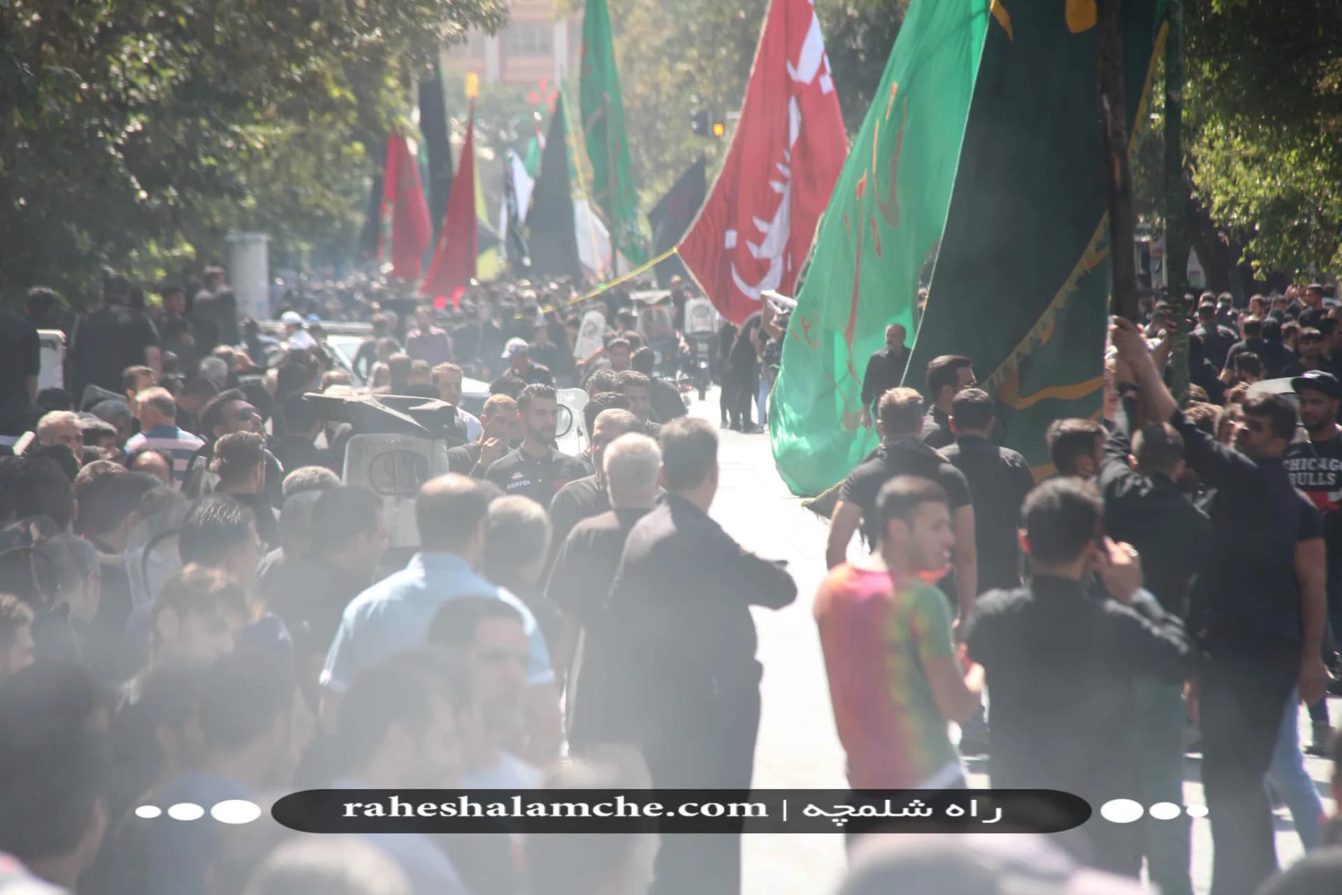 بزرگ ترین کاروان علامت کشی و دسته عزاداری بنیاسد در تهران/ تصاویر — تصویر 65