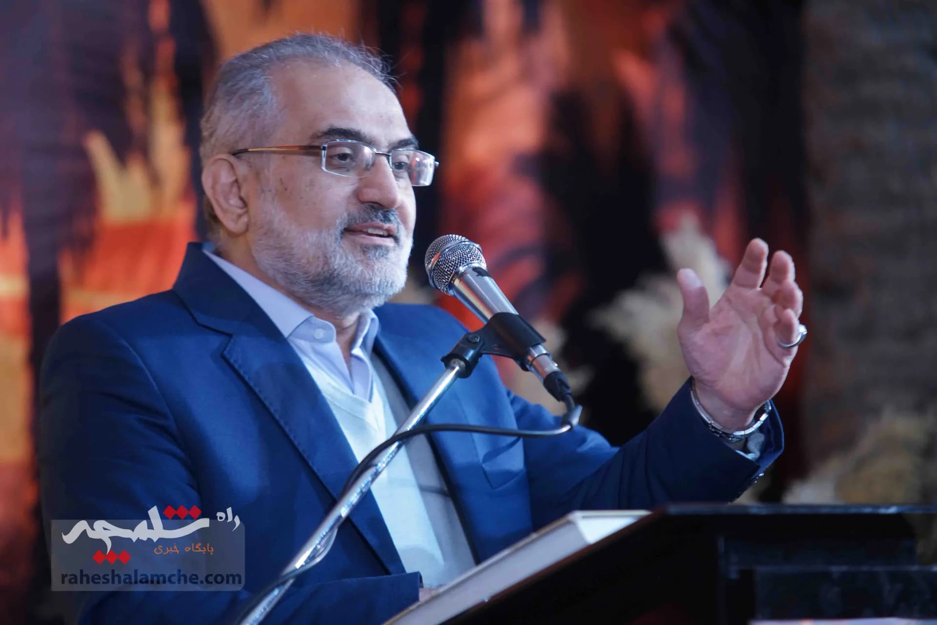 حضور شهید گمنام در یادواره شهدای مسجد پنبهچی تهران +تصاویر — تصویر 7