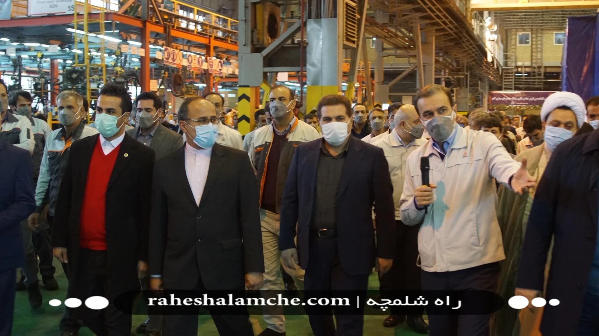 افتتاح بزرگترین خط پرس رباتیک بدنه خودرو کشور با حضور عضو هیئت رئیسه مجلس +تصاویر — تصویر 4