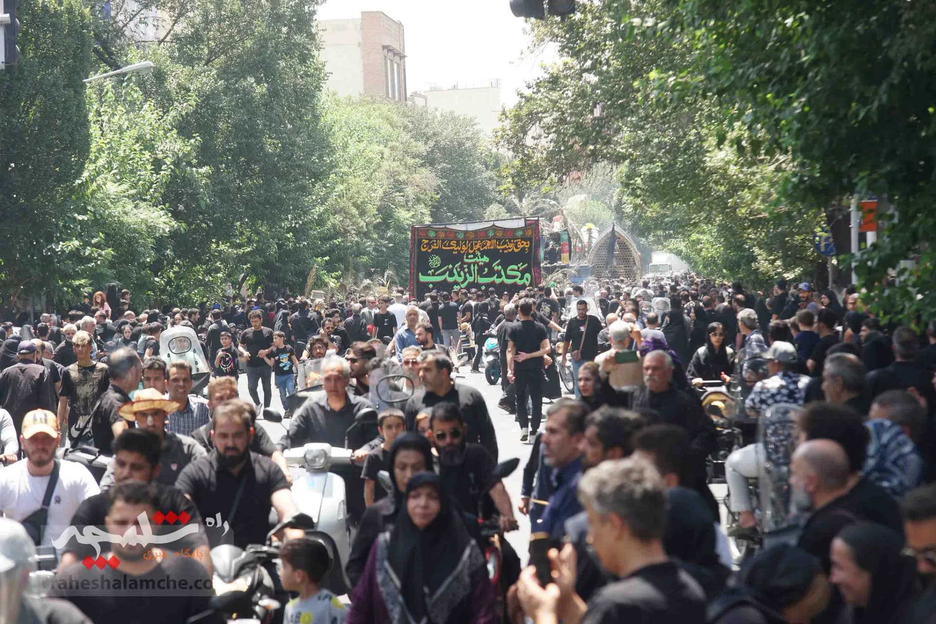 عزاداری خاص در تهران +تصاویر — تصویر 34