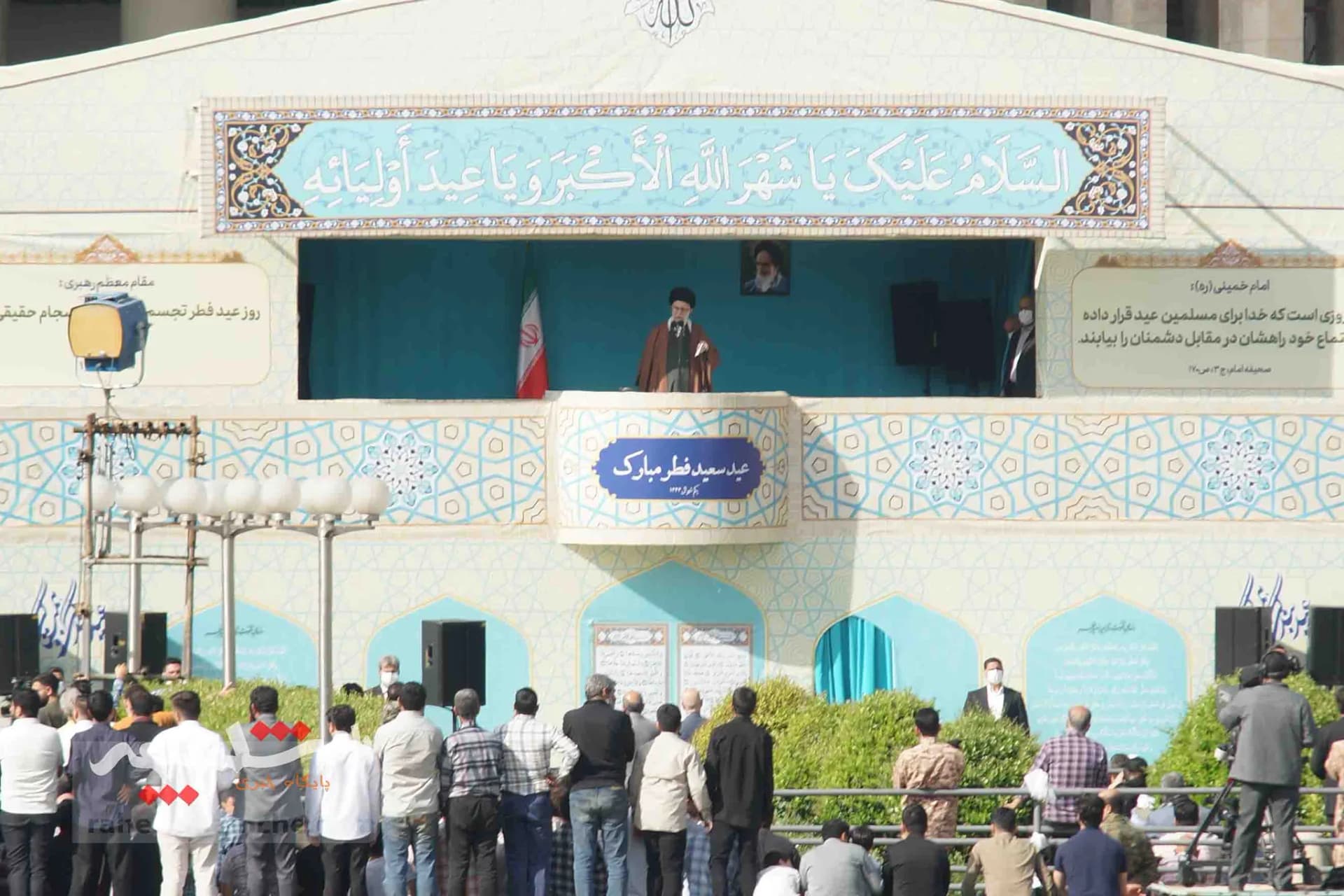تصاویر اختصاصی راه شلمچه از بزرگترین نماز عید فطر در مصلی تهران — تصویر 42
