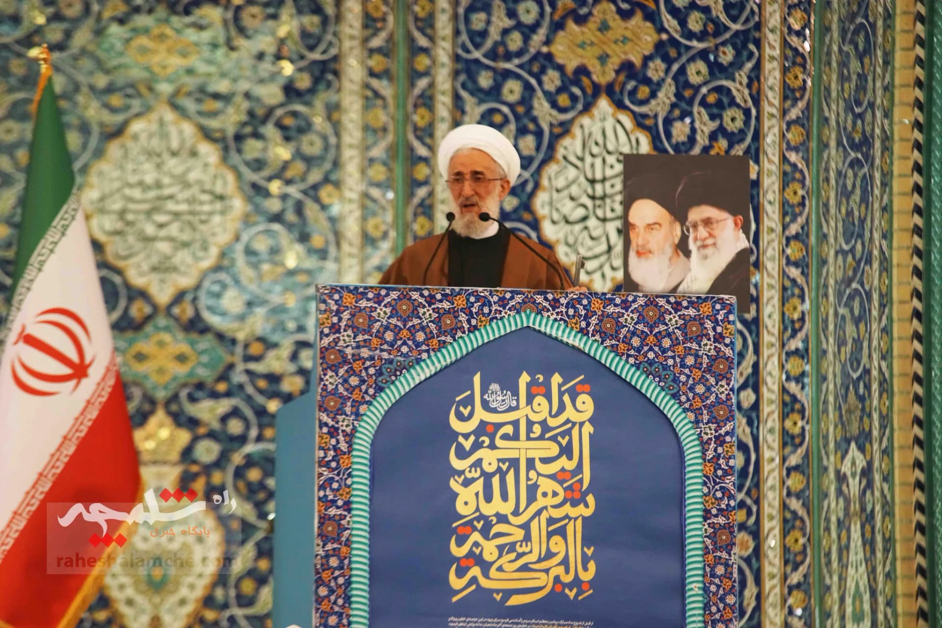 اولین نمازجمعه امسال در ماه مبارک رمضان +تصاویر — تصویر 9