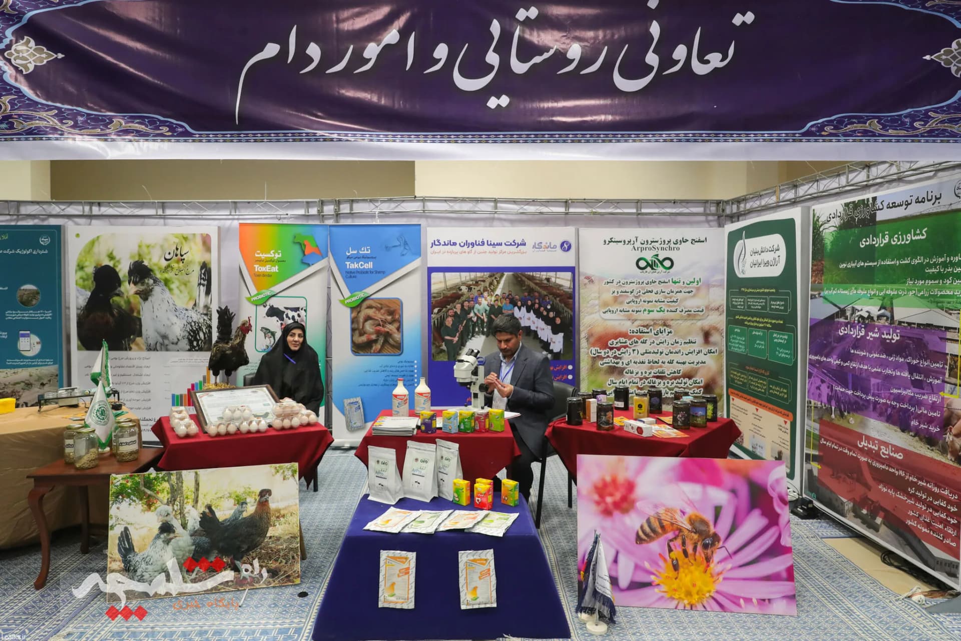 بازدید رهبر انقلاب از نمایشگاه توانمندیها و دستاوردهای بخش خصوصی +تصاویر — تصویر 13