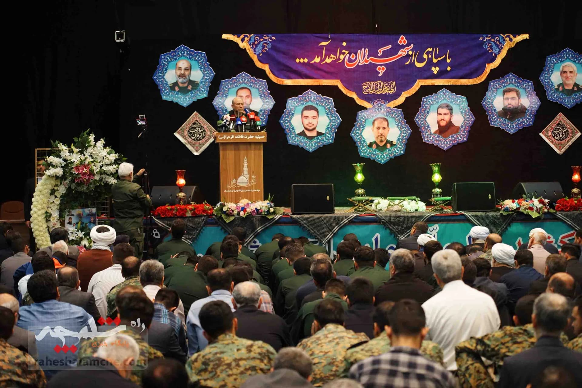 مراسم یادبود شهدای کنسولگری ایران در دمشق +تصاویر — تصویر 45