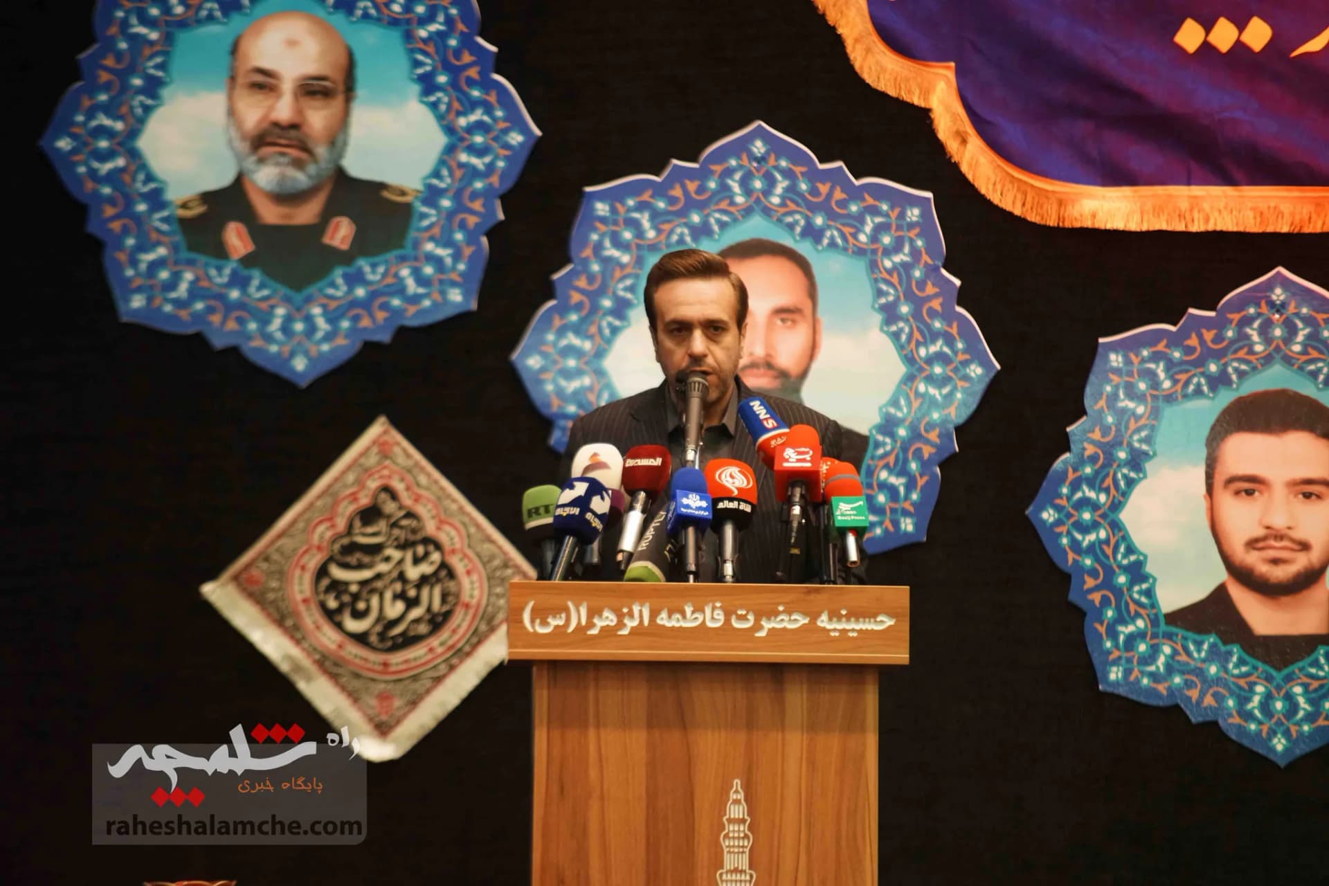 مراسم یادبود شهدای کنسولگری ایران در دمشق +تصاویر — تصویر 34