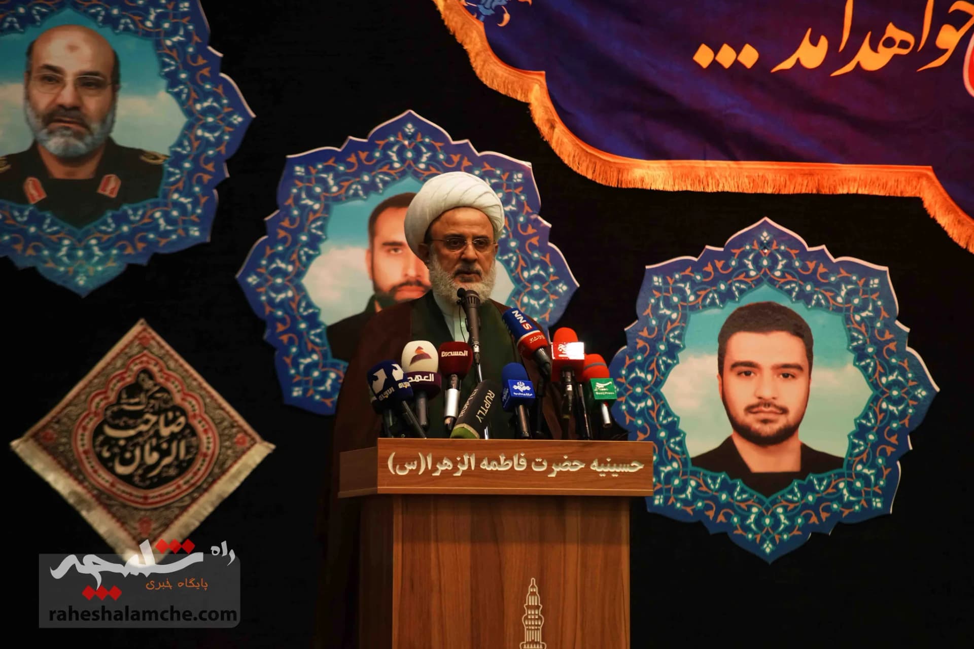 مراسم یادبود شهدای کنسولگری ایران در دمشق +تصاویر — تصویر 18