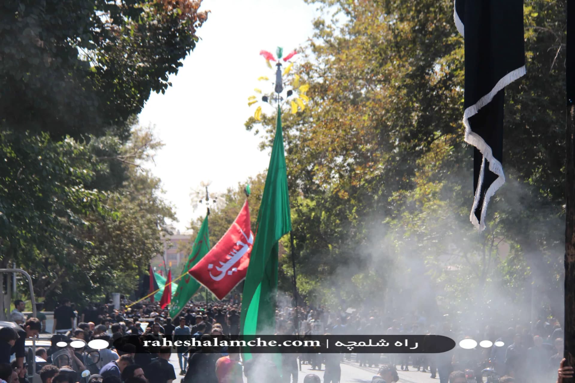 بزرگ ترین کاروان علامت کشی و دسته عزاداری بنیاسد در تهران/ تصاویر — تصویر 66