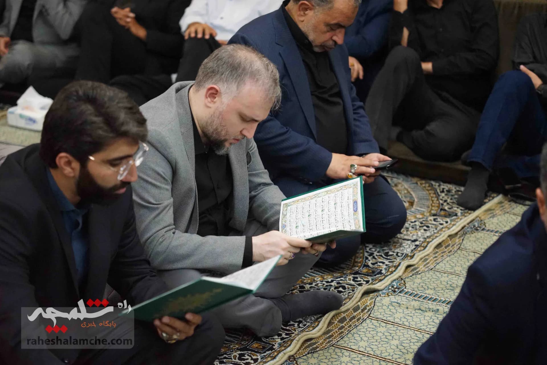 احمدینژادیها برای ختم همسر مرتضی تمدن سنگ تمام گذاشتند +تصاویر — تصویر 58