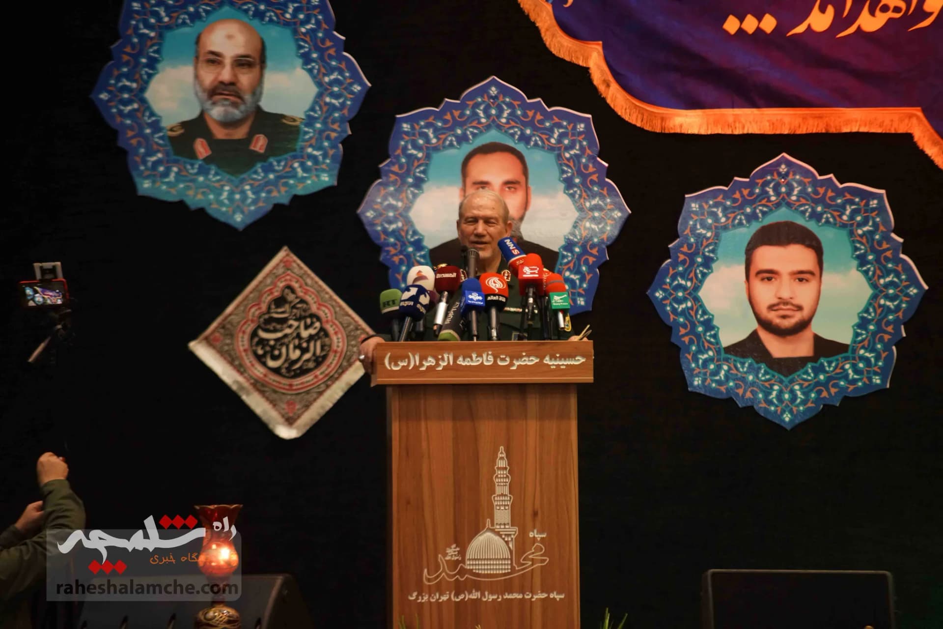 مراسم یادبود شهدای کنسولگری ایران در دمشق +تصاویر — تصویر 44