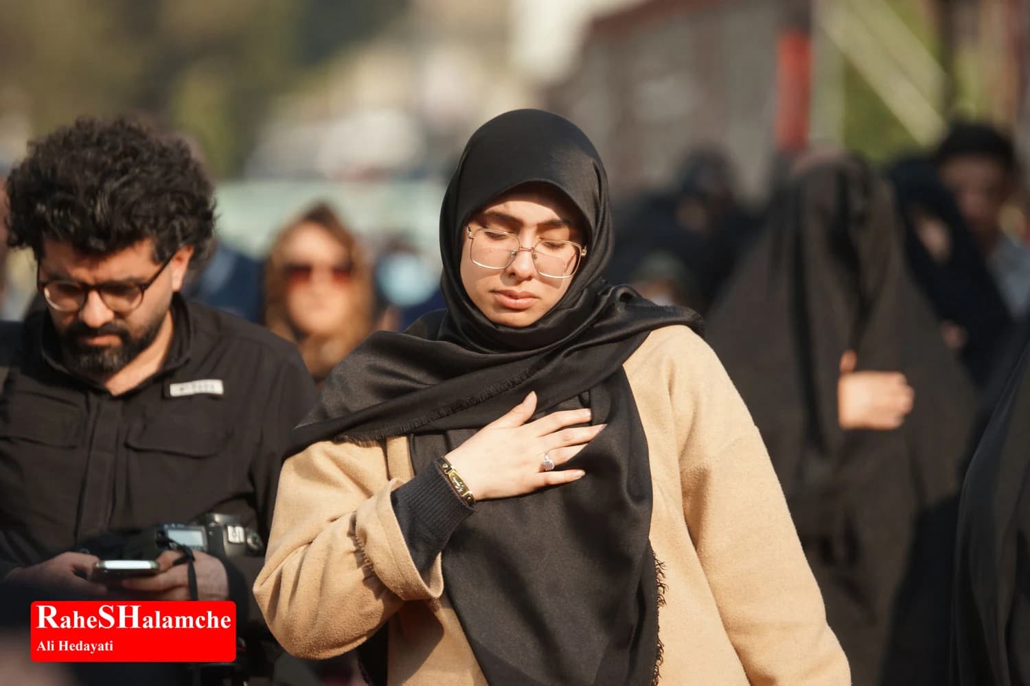 مراسم عزاداری فاطمیون در میدان فاطمی تهران +تصاویر — تصویر 35