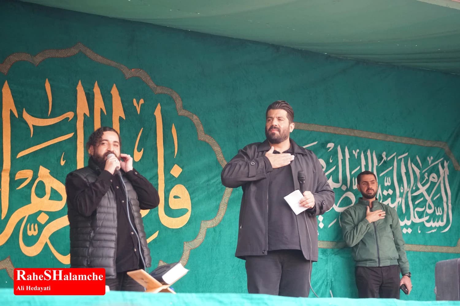 مراسم عزاداری فاطمیون در میدان فاطمی تهران +تصاویر — تصویر 19