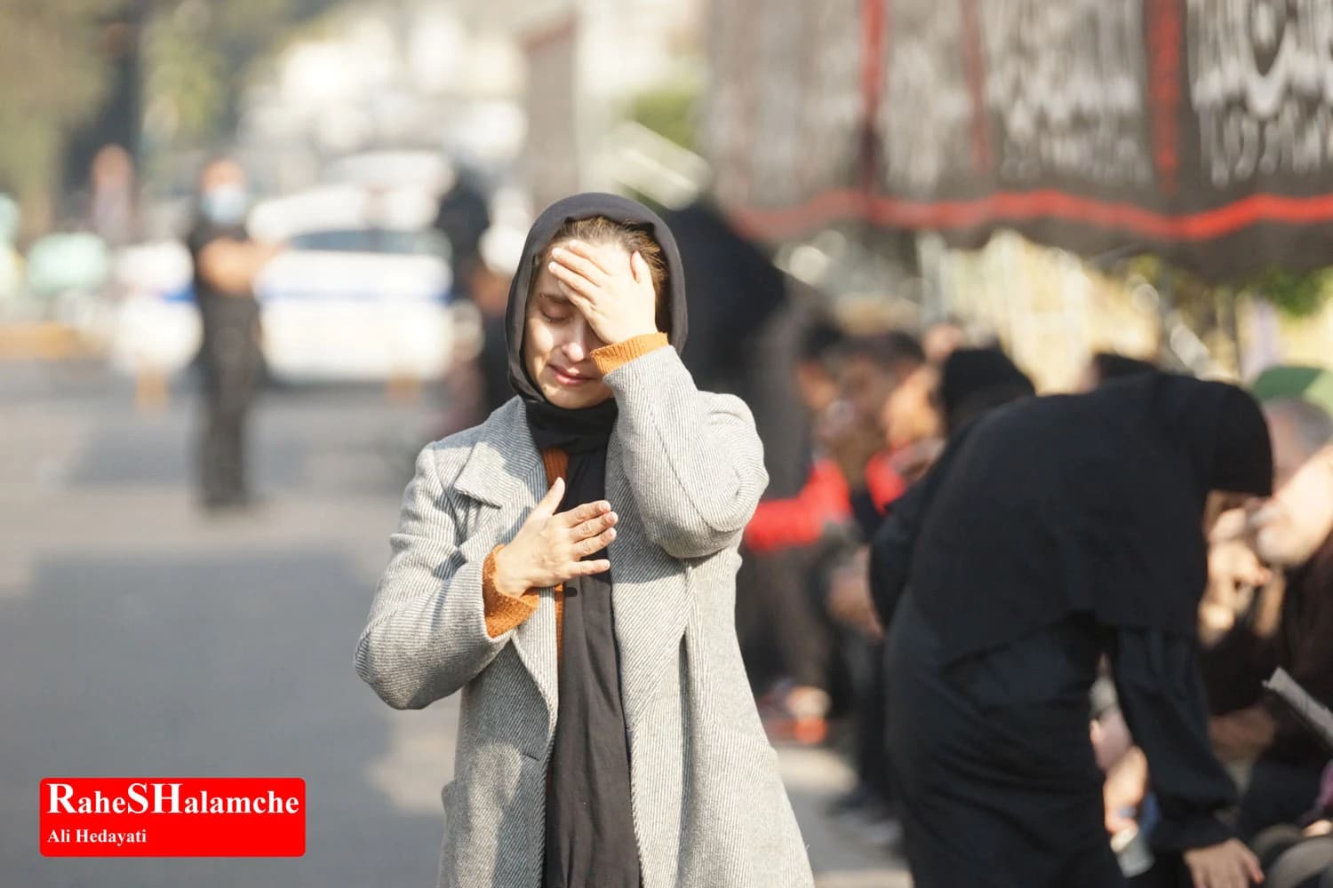 مراسم عزاداری فاطمیون در میدان فاطمی تهران +تصاویر — تصویر 37