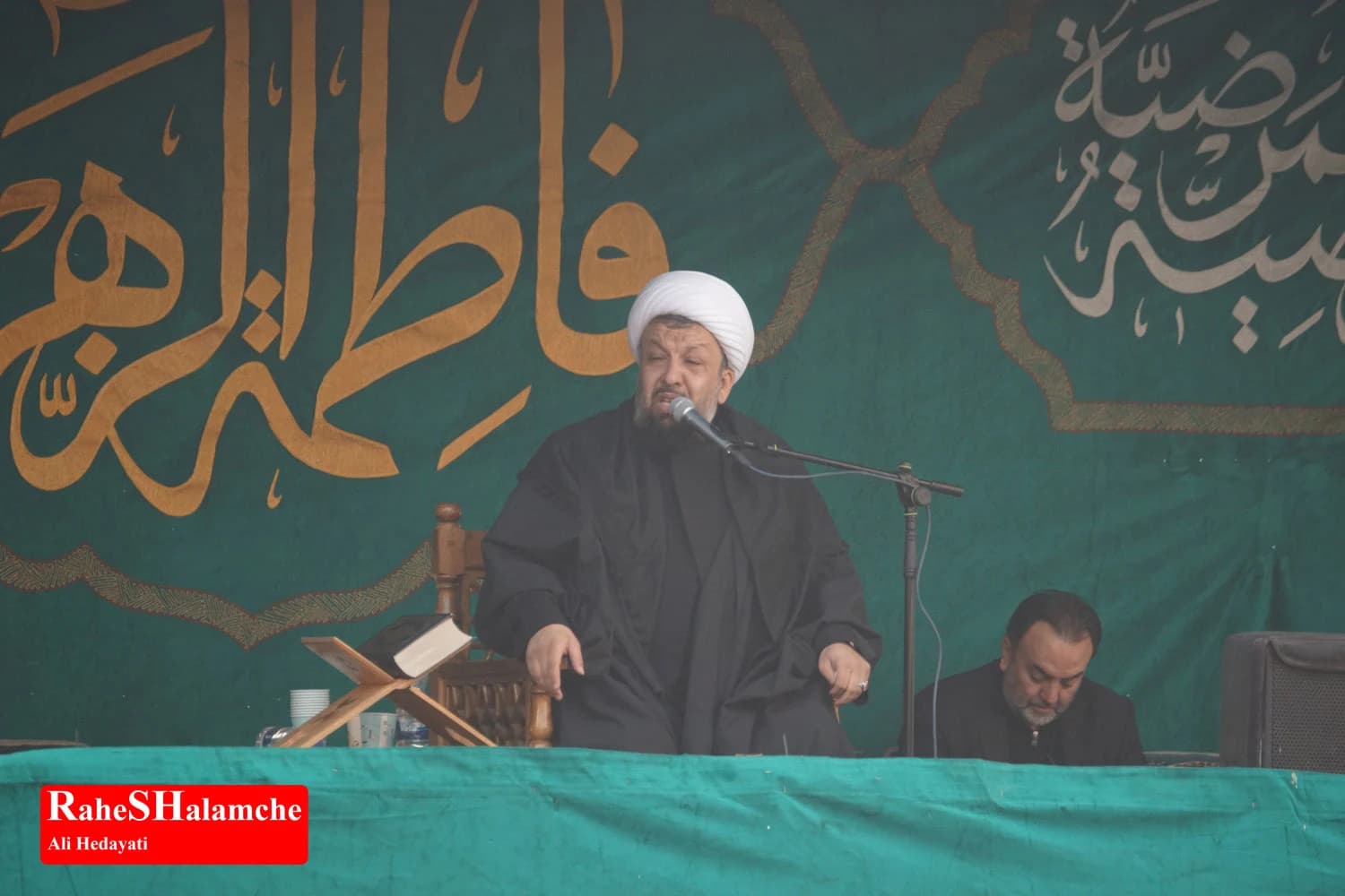 مراسم عزاداری فاطمیون در میدان فاطمی تهران +تصاویر — تصویر 2