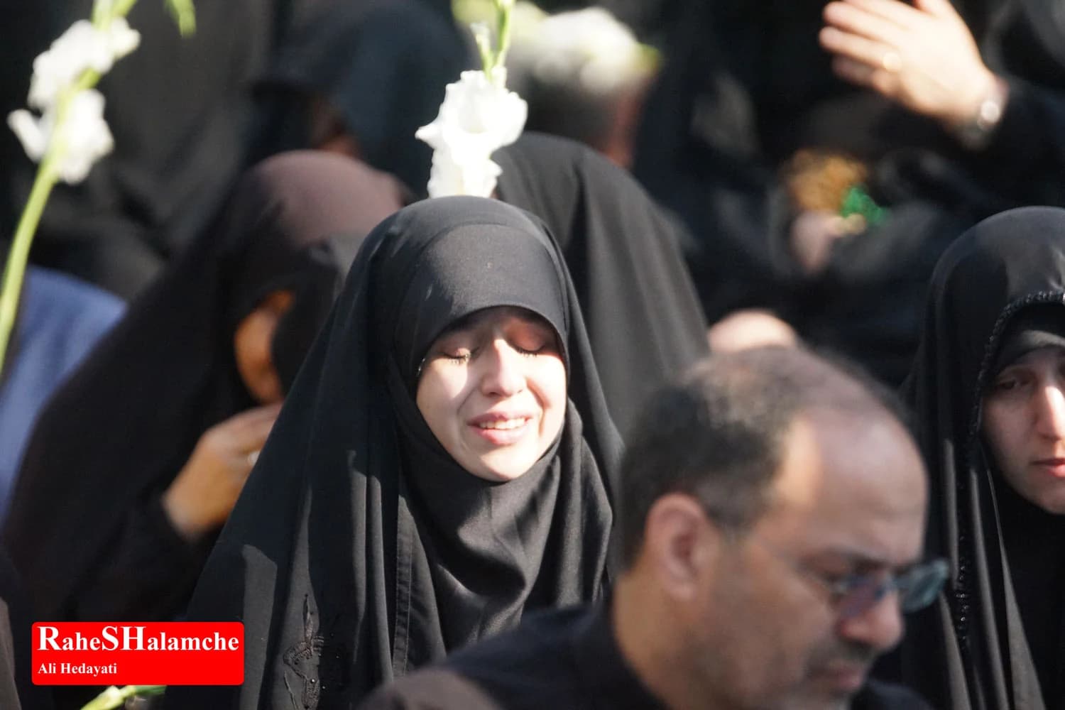 مراسم عزاداری فاطمیون در میدان فاطمی تهران +تصاویر — تصویر 13