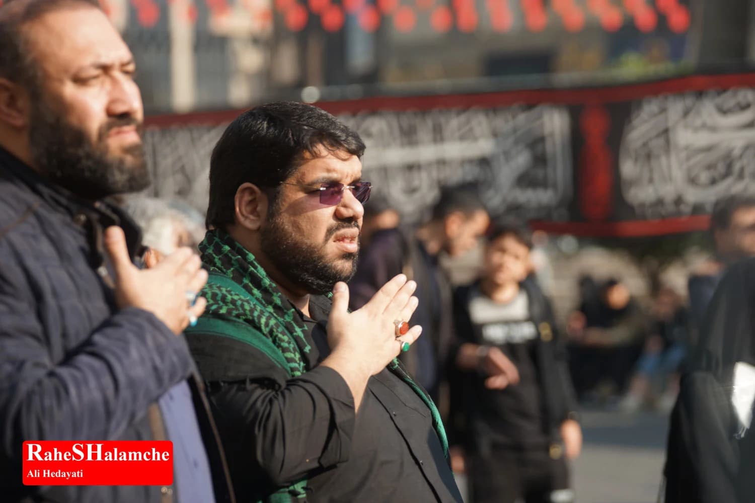 مراسم عزاداری فاطمیون در میدان فاطمی تهران +تصاویر — تصویر 31