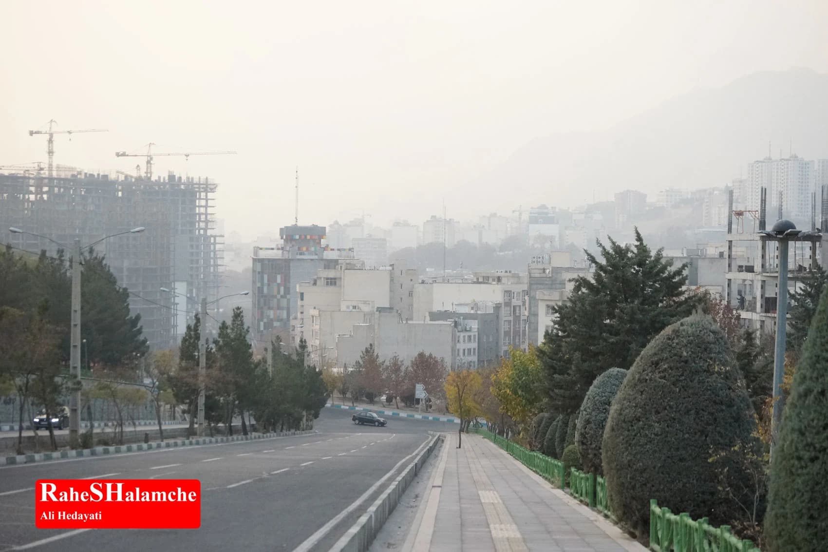 هوای تهران از دریچه لنز دوربین شلمچه — تصویر 1
