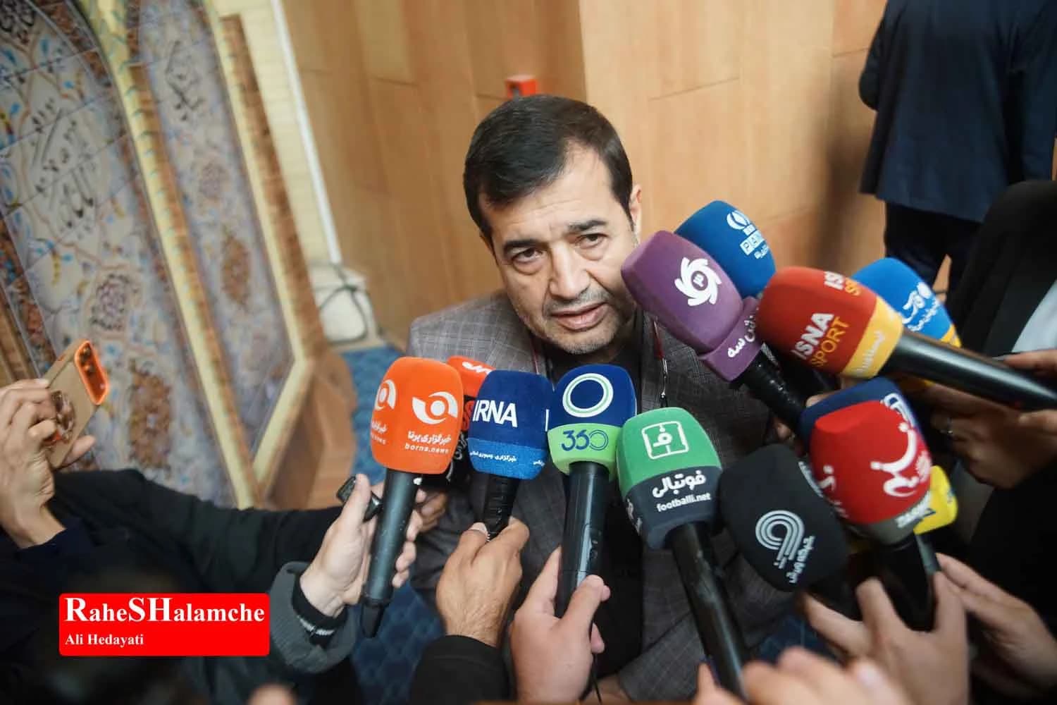 مراسم تجدید میثاق جامعه ورزش با شهدای انقلاب +تصاویر — تصویر 52