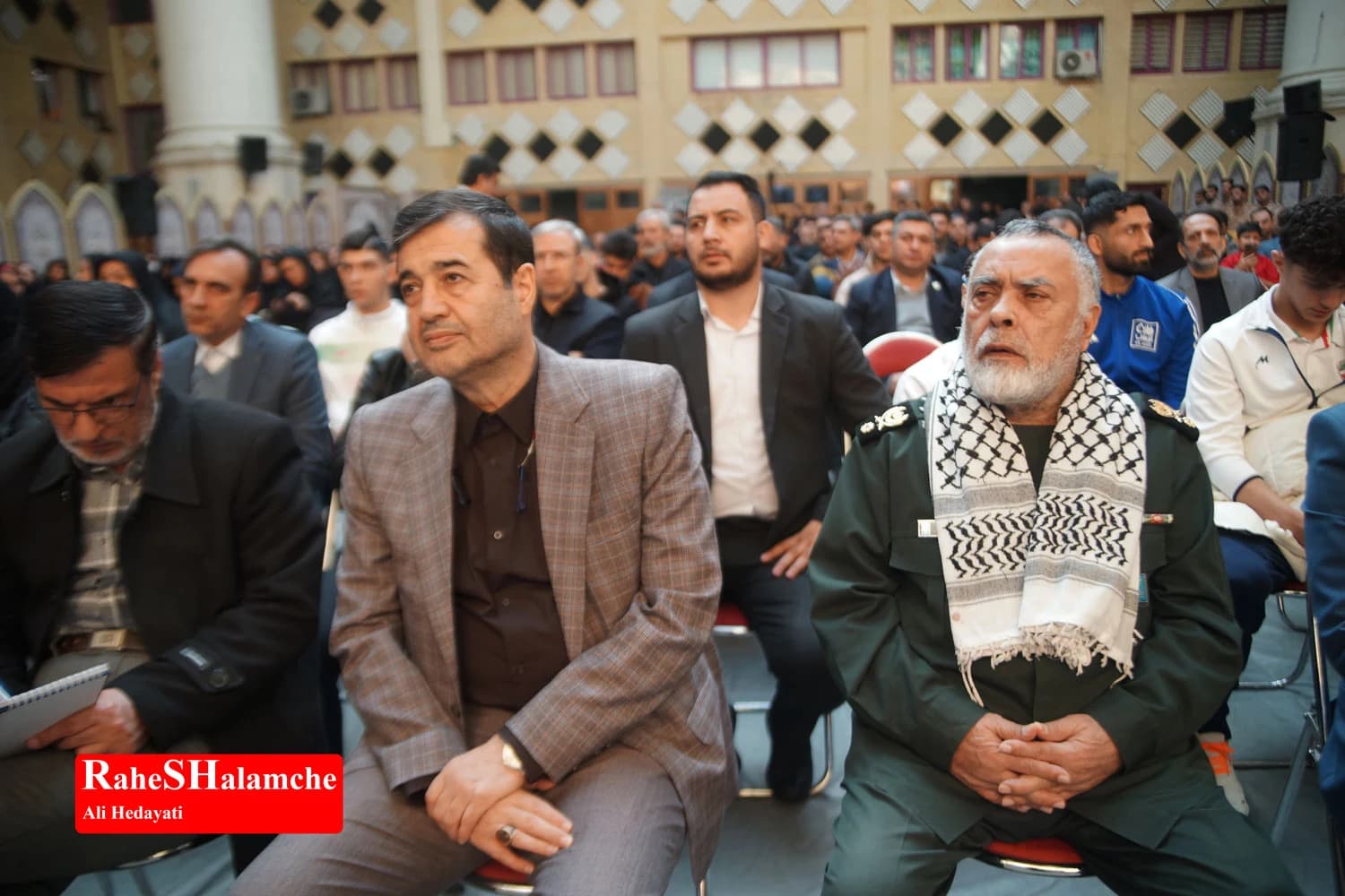 مراسم تجدید میثاق جامعه ورزش با شهدای انقلاب +تصاویر — تصویر 28