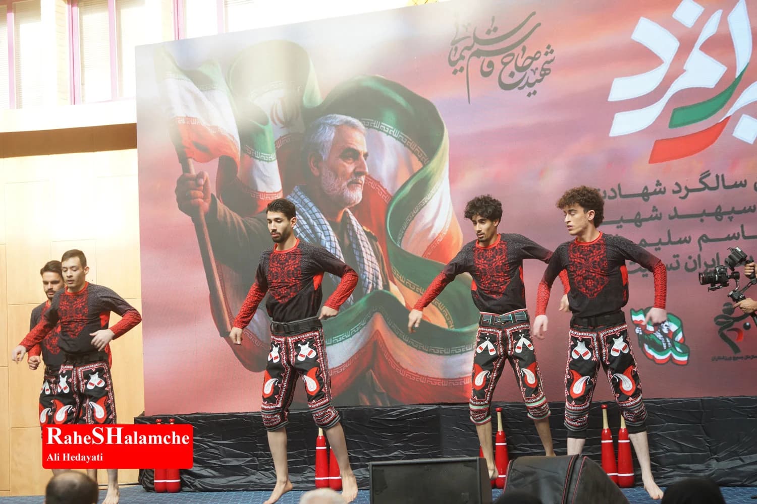 مراسم تجدید میثاق جامعه ورزش با شهدای انقلاب +تصاویر — تصویر 24