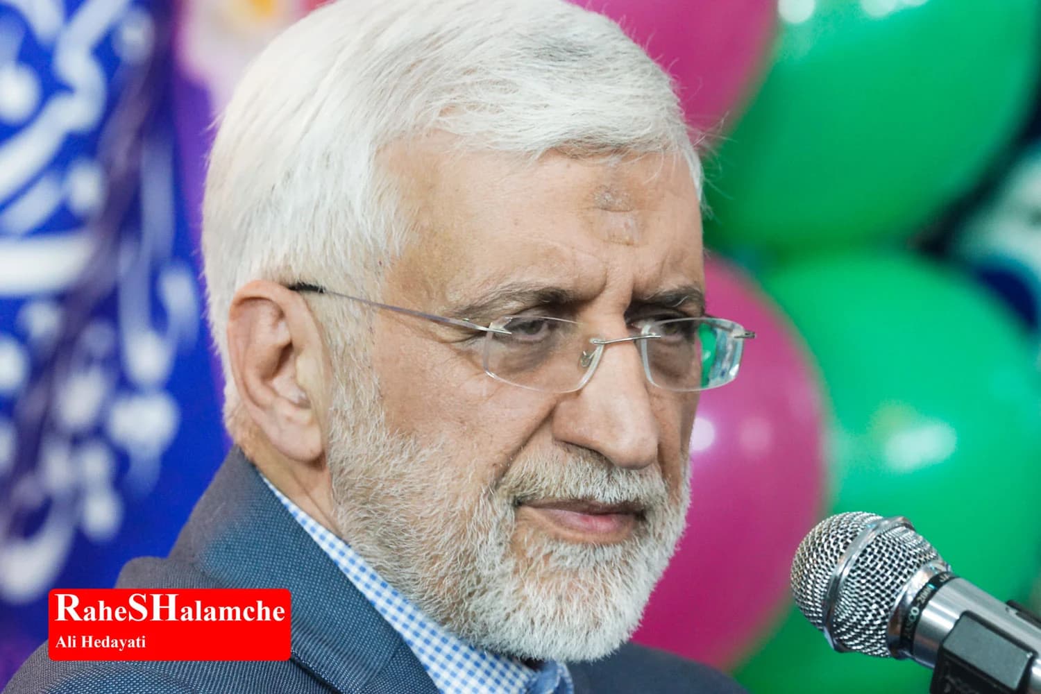 حضور سعید جلیلی در مسجد حضرت ولیعصر(عج) نارمک +تصاویر — تصویر 30