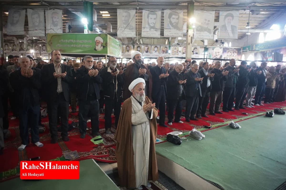 برگزاری اقامه نماز عید فطر و تشییع شهید در بابل +تصاویر — تصویر 5