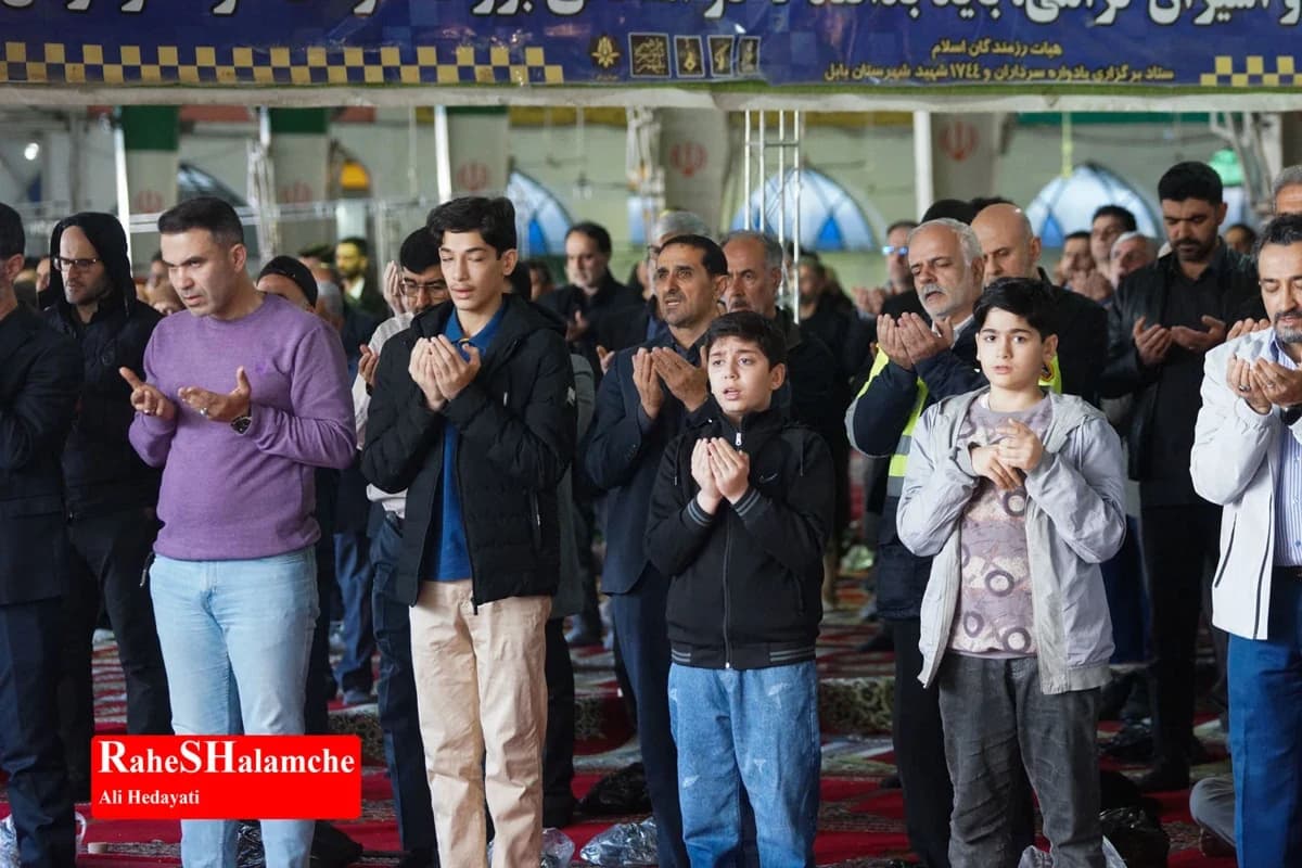 برگزاری اقامه نماز عید فطر و تشییع شهید در بابل +تصاویر — تصویر 22