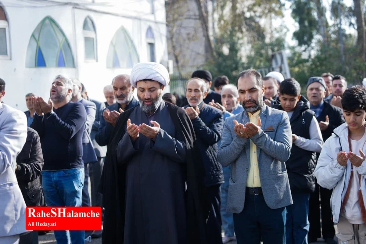 برگزاری اقامه نماز عید فطر و تشییع شهید در بابل +تصاویر — تصویر 25