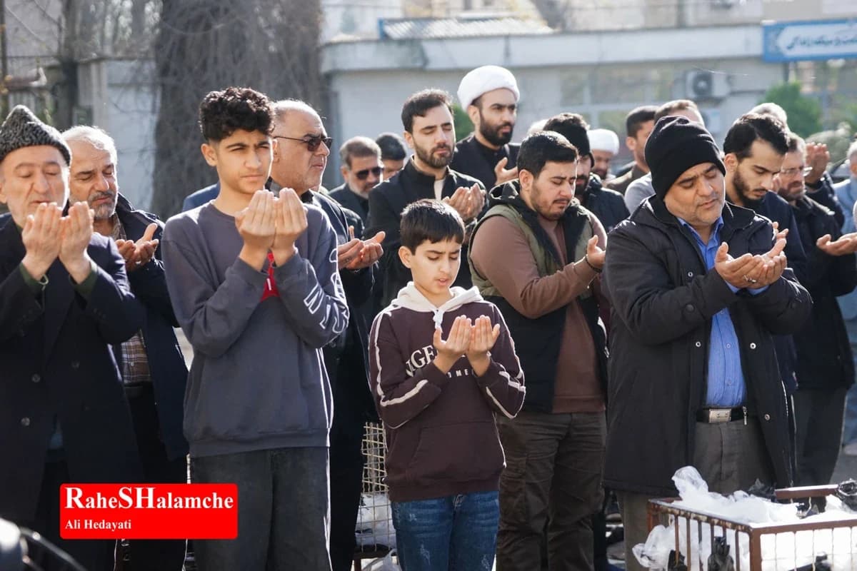 برگزاری اقامه نماز عید فطر و تشییع شهید در بابل +تصاویر — تصویر 24