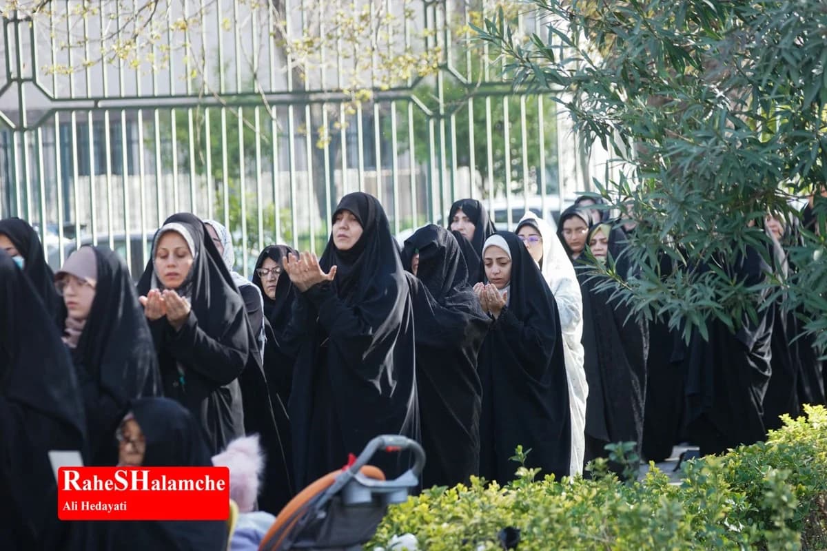 برگزاری اقامه نماز عید فطر و تشییع شهید در بابل +تصاویر — تصویر 27
