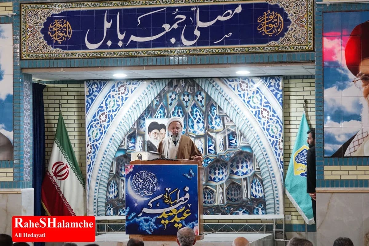 برگزاری اقامه نماز عید فطر و تشییع شهید در بابل +تصاویر — تصویر 30