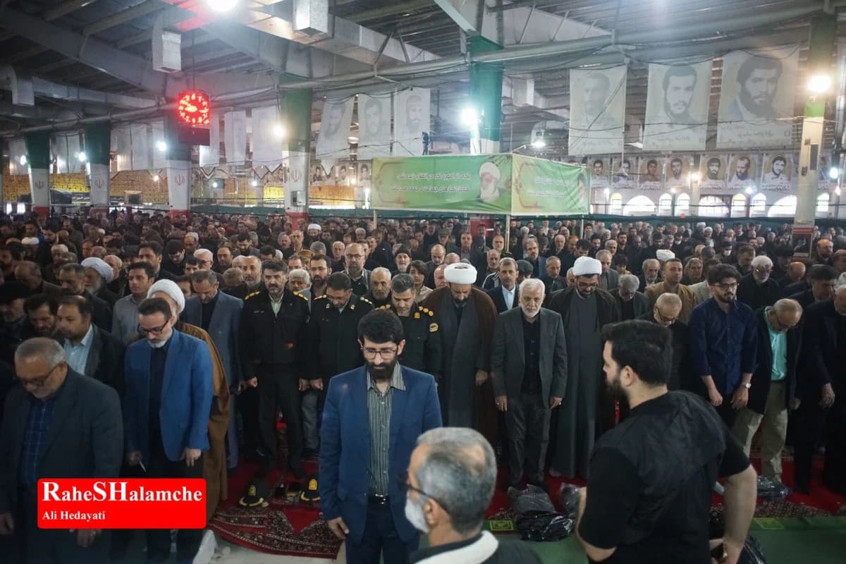 برگزاری اقامه نماز عید فطر و تشییع شهید در بابل +تصاویر — تصویر 45