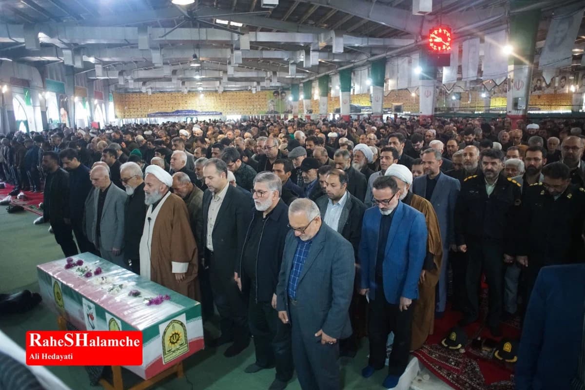 برگزاری اقامه نماز عید فطر و تشییع شهید در بابل +تصاویر — تصویر 46