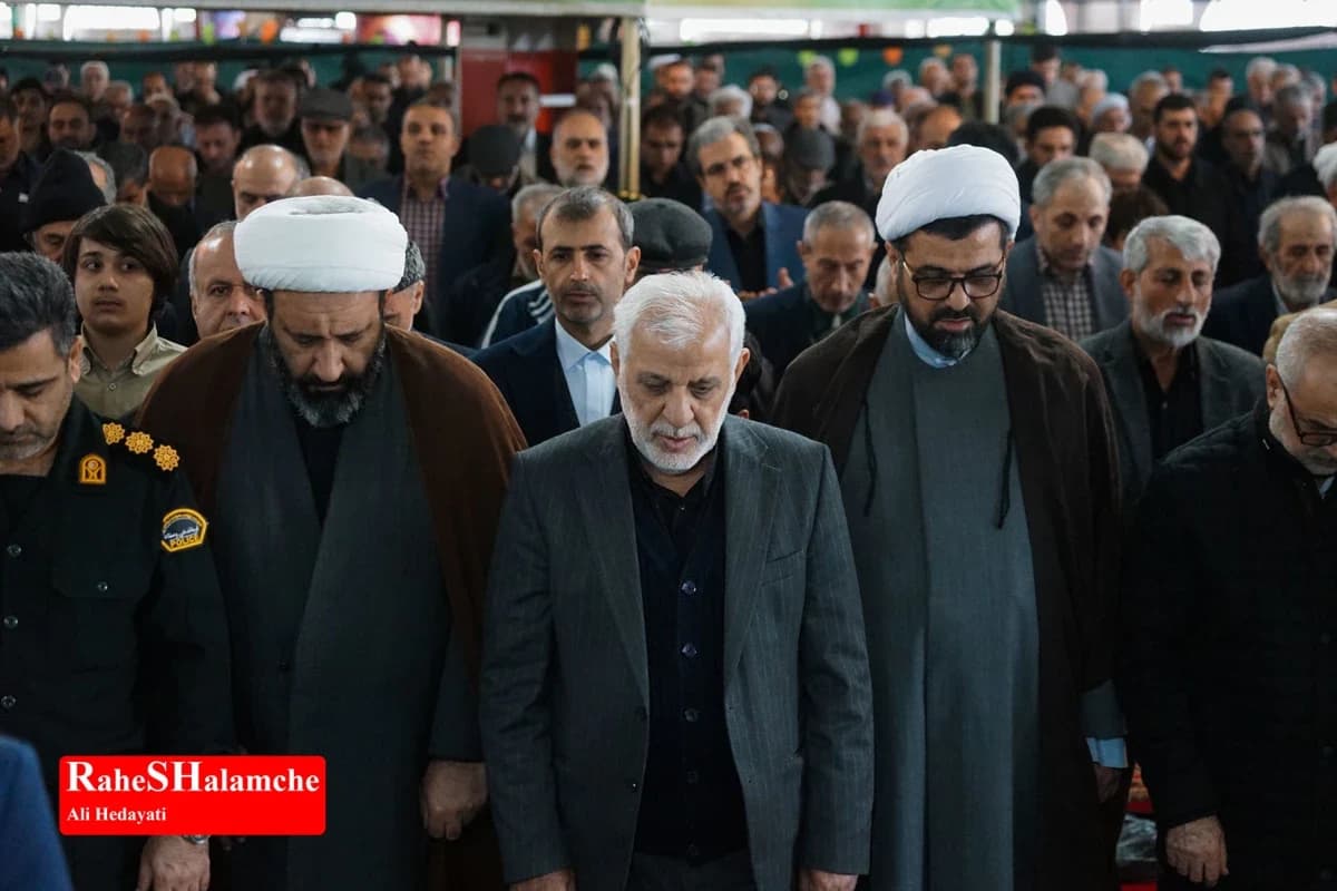 برگزاری اقامه نماز عید فطر و تشییع شهید در بابل +تصاویر — تصویر 48