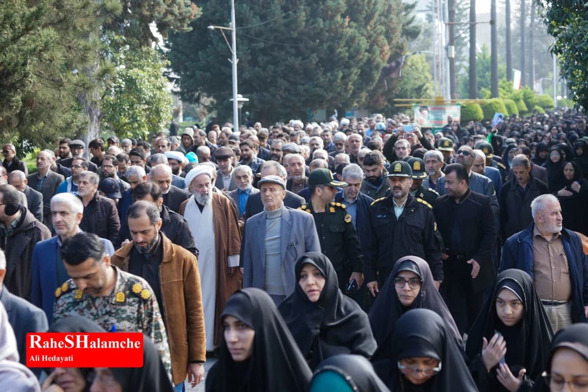 برگزاری اقامه نماز عید فطر و تشییع شهید در بابل +تصاویر — تصویر 63