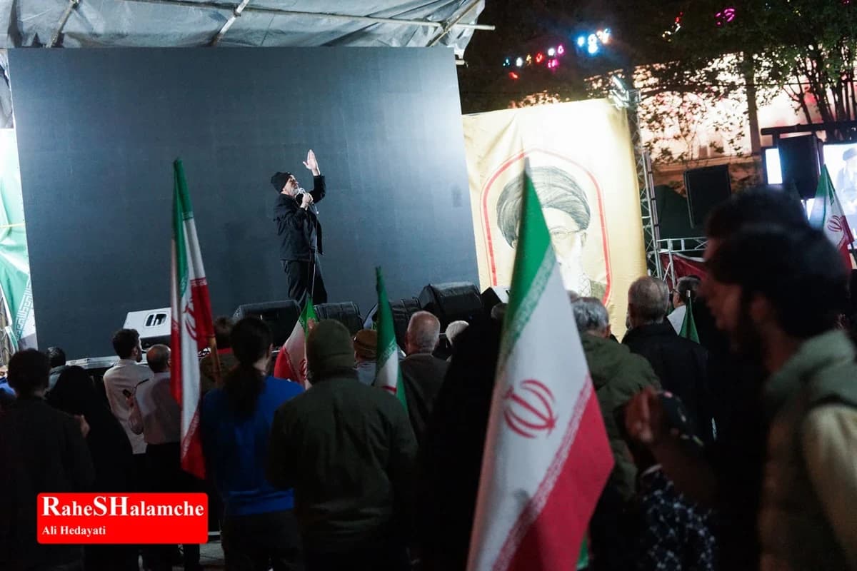اجتماع سیوهفتمین شب مردم نارمک تهران در میدان هفتحوض +تصاویر — تصویر 4