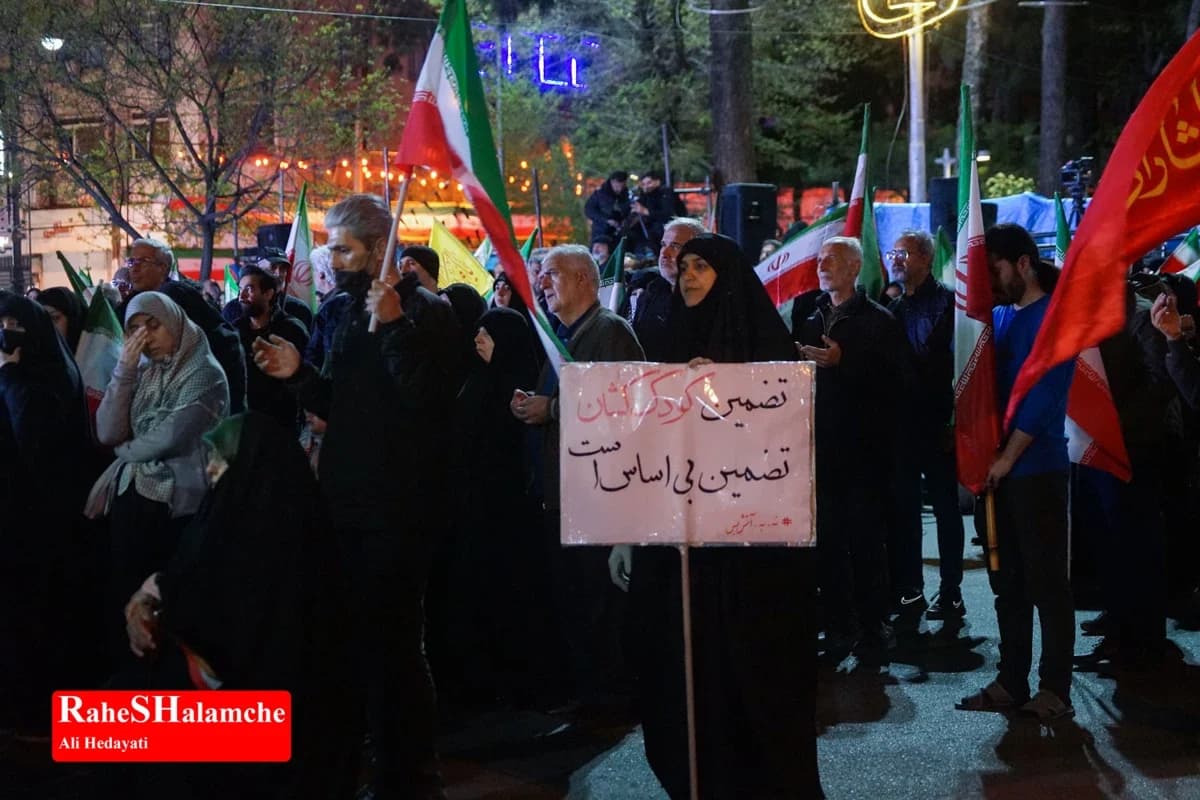 اجتماع سیوهفتمین شب مردم نارمک تهران در میدان هفتحوض +تصاویر — تصویر 7